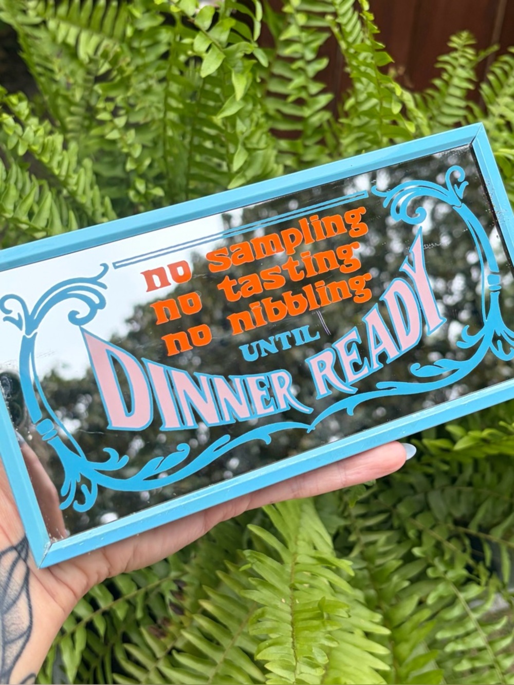 Vintage 70s Novelty Pub Sign Mirror